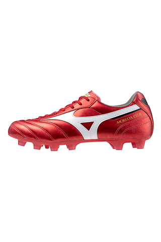 Rdeči nogometni čevlji z žebljički Mizuno Morelia II Club