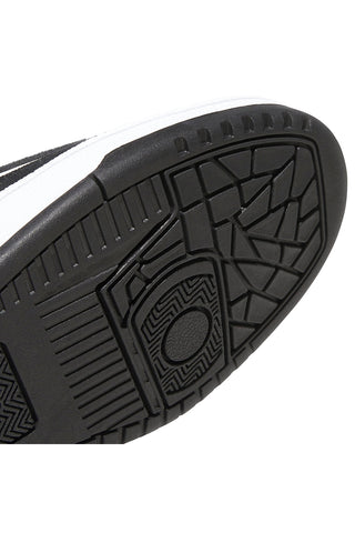 Črno-bele košarkarske čevlje z usnjenimi vstavki Adidas Rapid Court Low