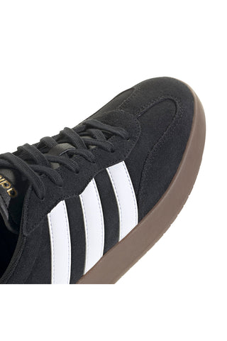 Črni superge z rjavo podplatom in 3 belimi črtami Adidas Barreda