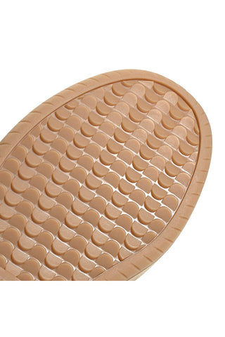 Bele usnjene superge z zelenimi črtami Adidas Barreda