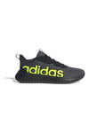 Črni čevlji z mrežastim zgornjim delom in kontrastnim logotipom Adidas Kaptir Base