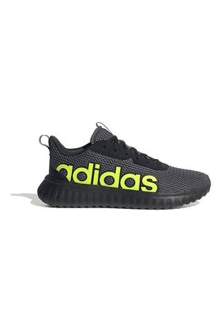 Črni čevlji z mrežastim zgornjim delom in kontrastnim logotipom Adidas Kaptir Base