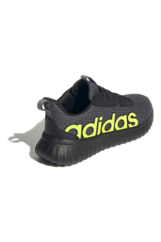 Črni čevlji z mrežastim zgornjim delom in kontrastnim logotipom Adidas Kaptir Base