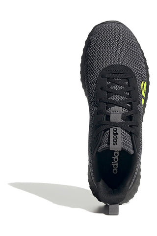 Črni čevlji z mrežastim zgornjim delom in kontrastnim logotipom Adidas Kaptir Base