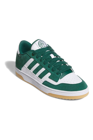 Bele in zelene superge v košarkarskem stilu Adidas Rapid Court Low