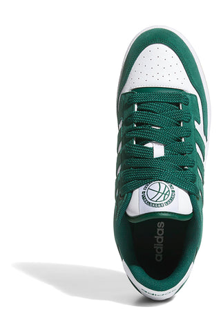 Bele in zelene superge v košarkarskem stilu Adidas Rapid Court Low