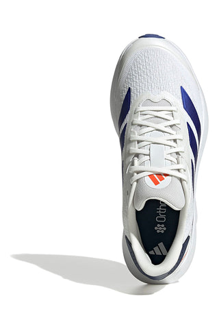 Bele tekaške čevlje z modrimi detajli in blaženjem Lightmotion Adidas Duramo SL2 M