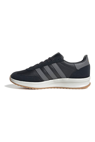 Črni športni copati z sivimi črtami in blaženim podplatom Adidas Run 70s 2