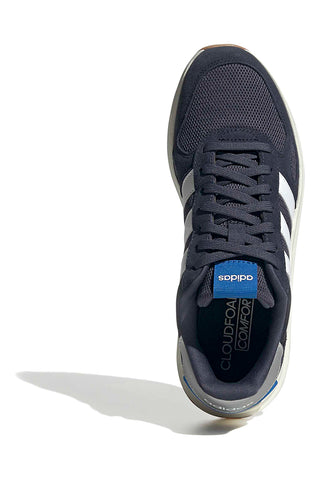 Modri retro superge z Adidas Run 84 podplatom za tek