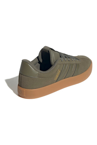 Olive zeleni superge iz semiša z gumijasto podplatom Adidas VL Court 3.0