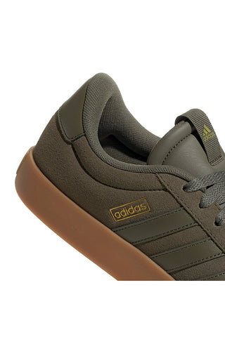 Olive zeleni superge iz semiša z gumijasto podplatom Adidas VL Court 3.0