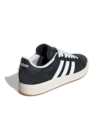 Črni športni copati z belimi črtami Adidas Grand Court Base 00s