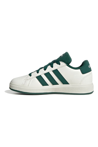 Bele superge z zelenimi črtami Adidas Grand Court 2 K