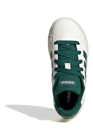 Bele superge z zelenimi črtami Adidas Grand Court 2 K