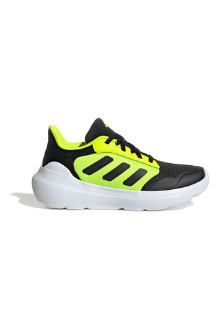 Črni športni copati z fluorescenčnimi detajli in podplatom Cloudfoam Adidas Tensaur Run 3.0 J