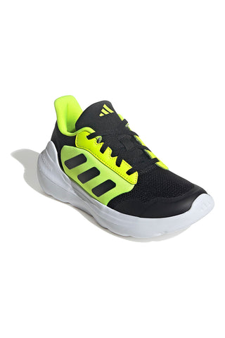 Črni športni copati z fluorescenčnimi detajli in podplatom Cloudfoam Adidas Tensaur Run 3.0 J
