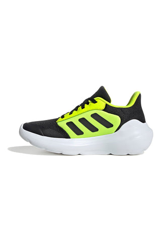Črni športni copati z fluorescenčnimi detajli in podplatom Cloudfoam Adidas Tensaur Run 3.0 J