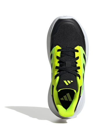 Črni športni copati z fluorescenčnimi detajli in podplatom Cloudfoam Adidas Tensaur Run 3.0 J