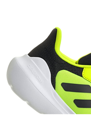 Črni športni copati z fluorescenčnimi detajli in podplatom Cloudfoam Adidas Tensaur Run 3.0 J