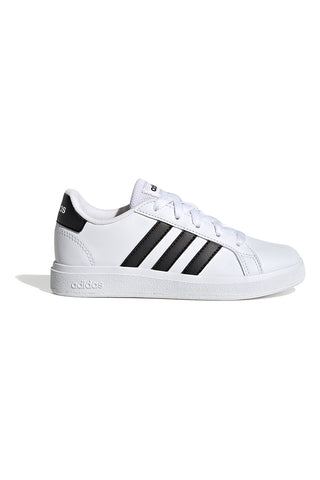 Bele superge z črnimi črtami Adidas Grand Court 2 K