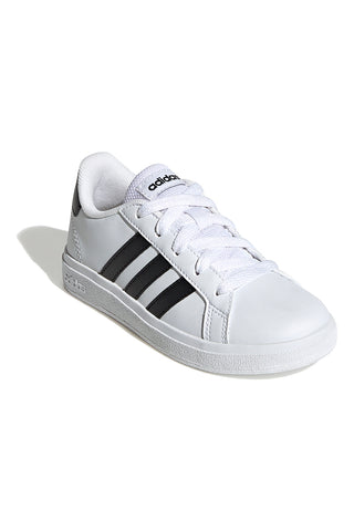 Bele superge z črnimi črtami Adidas Grand Court 2 K