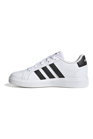 Bele superge z črnimi črtami Adidas Grand Court 2 K