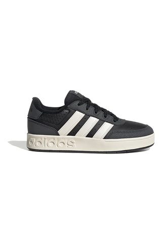 Črni športni copati z belo podplatom in Adidas črtami Breakbase J