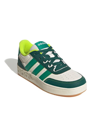 Bele in zelene superge z reliefnim logotipom Adidas Breakbase J