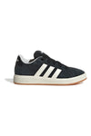 Črni superge iz semiša z 3 belimi črtami Adidas Grand Court 00s K