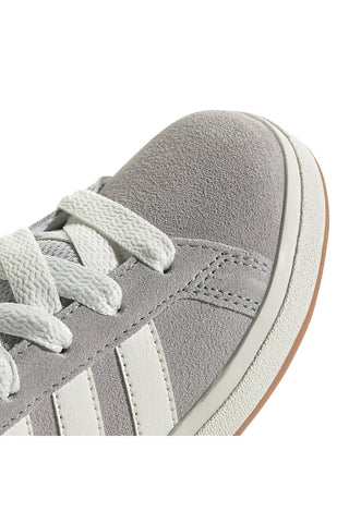Sive superge iz semiša z belimi črtami Adidas Grand Court 00s K
