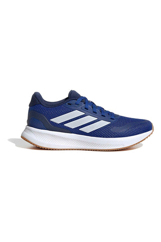 Modri mrežasti superge z blaženim podplatom Adidas Runfalcon 5 J