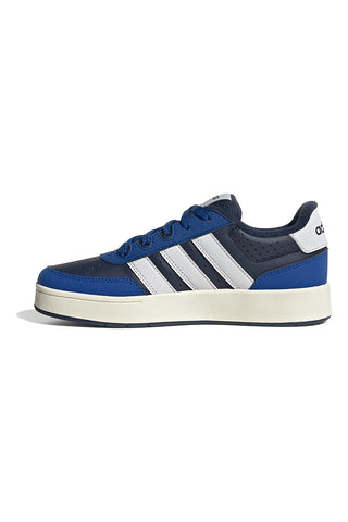 Modri in temno modri športni copati z belimi detajli Adidas Breakbase J