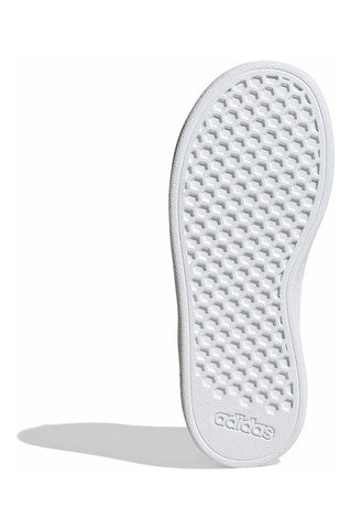 Črni čevlji z belimi črtami iz sintetičnih materialov Adidas Grand Court 2 K