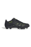 Črni nogometni čevlji FG/MG z limetkovimi detajli Adidas Predator Club