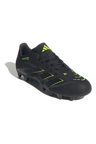 Črni nogometni čevlji FG/MG z limetkovimi detajli Adidas Predator Club