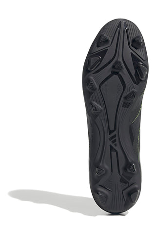 Črni nogometni čevlji FG/MG z limetkovimi detajli Adidas Predator Club