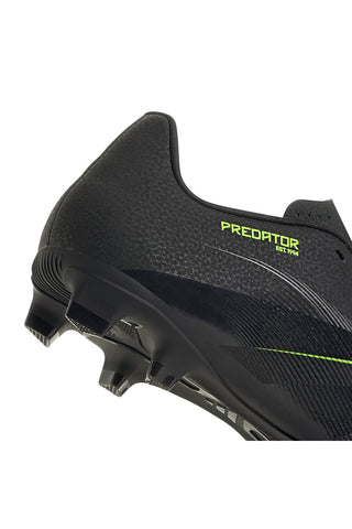 Črni nogometni čevlji FG/MG z limetkovimi detajli Adidas Predator Club