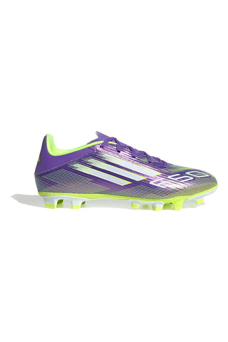 Vijolične in rumene nogometne čevlje z žebljički Adidas F50 Club FG/MG