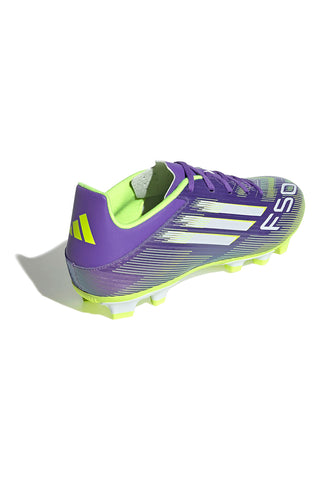 Vijolične in rumene nogometne čevlje z žebljički Adidas F50 Club FG/MG