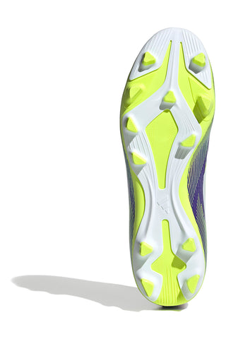 Vijolične in rumene nogometne čevlje z žebljički Adidas F50 Club FG/MG