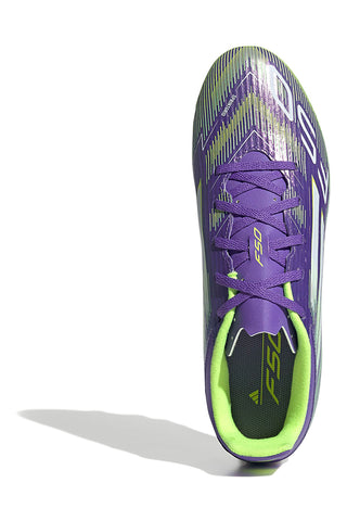 Vijolične in rumene nogometne čevlje z žebljički Adidas F50 Club FG/MG