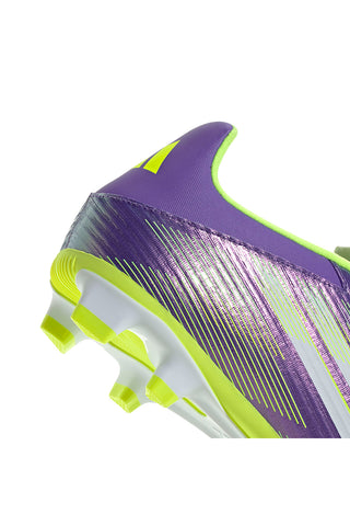 Vijolične in rumene nogometne čevlje z žebljički Adidas F50 Club FG/MG