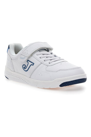 Bele superge z modrimi detajli in trakom Joma W Harvard JR 2543