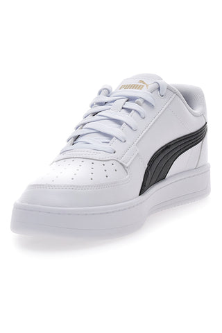 Bele superge iz umetnega usnja v košarkarskem slogu Puma Caven 2