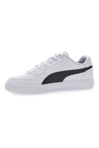 Bele superge iz umetnega usnja v košarkarskem slogu Puma Caven 2