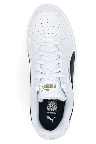 Bele superge iz umetnega usnja v košarkarskem slogu Puma Caven 2