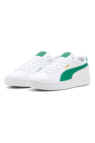 Bele superge z zelenimi detajli PUMA Court Classico