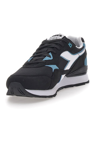 Črni športni copati iz tehničnega materiala Diadora N.92