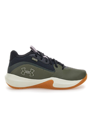 Zelene košarkarske čevlje z gumijasto podplatom Under Armour Lockdown 7