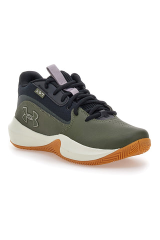 Zelene košarkarske čevlje z gumijasto podplatom Under Armour Lockdown 7